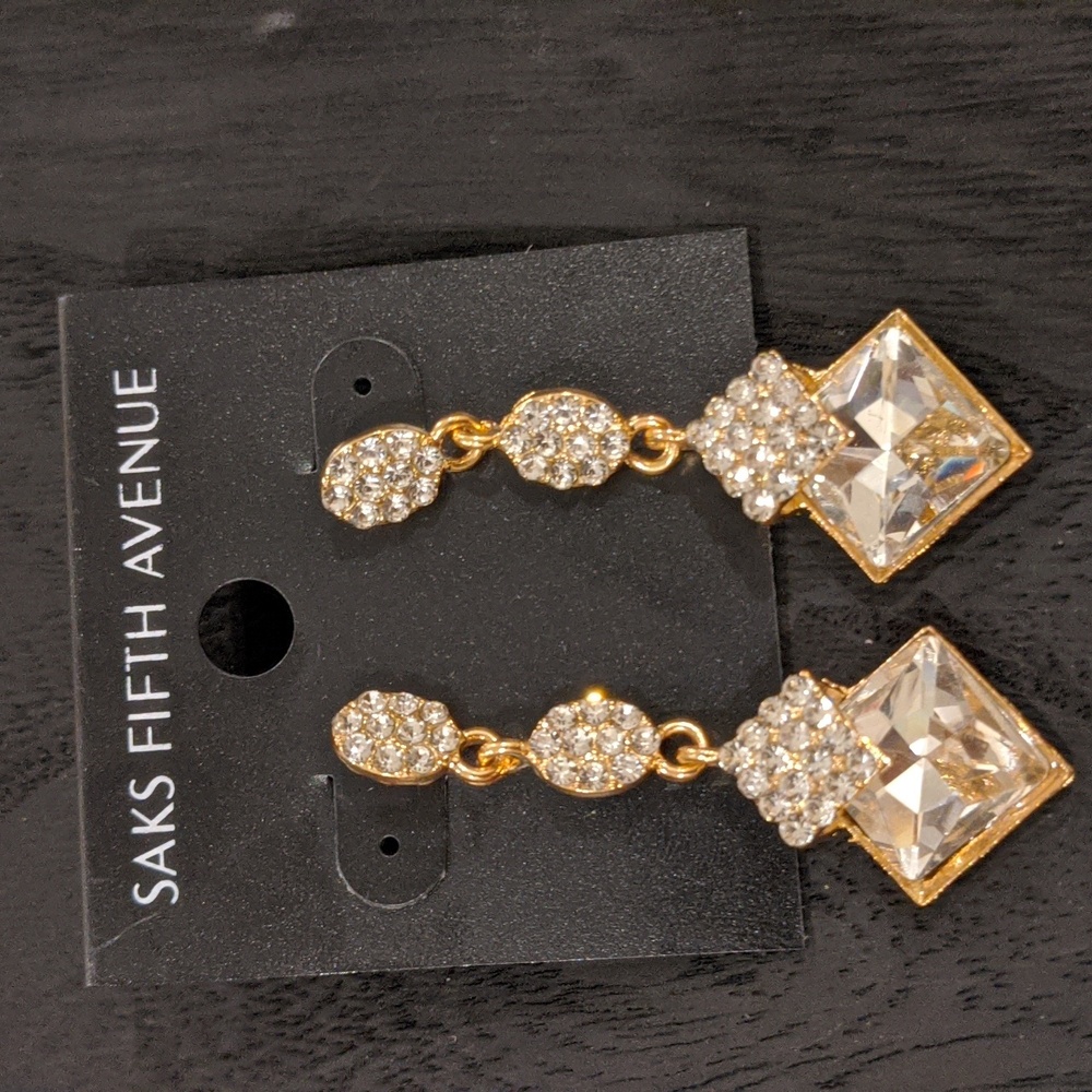 Saks fifth avenue Earrings post backs